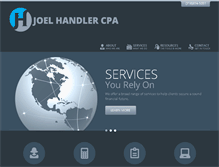 Tablet Screenshot of joelhandlercpa.com